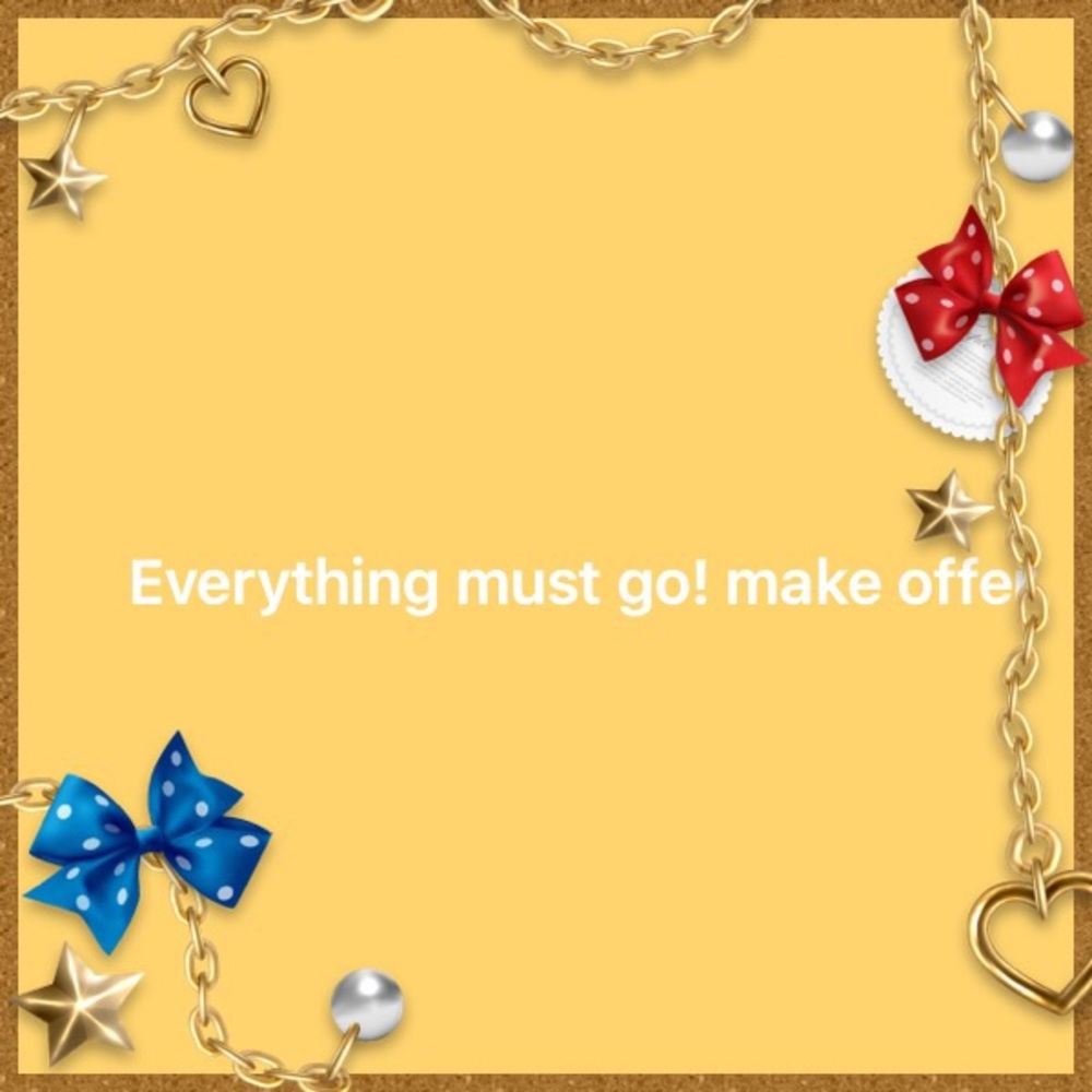 Everything must go!